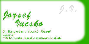 jozsef vucsko business card
